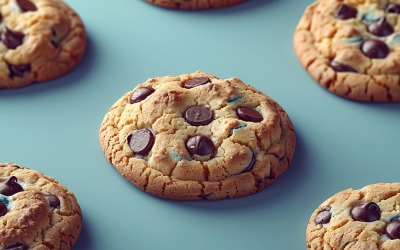 Collage de biscuits aux pépites de chocolat 65