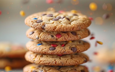 Cookies with chocolate chips Heap 100