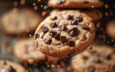 Floating Cookie Flying Chocolate chip cookies 106