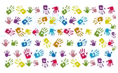 Handabdruck Clipart, Schöne Handabdrücke, Vielseitiges digitales Kunsthandwerk, Scrapbooking Individuelle Projekte