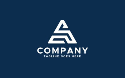 A veya AE harfi minimal logo tasarımı