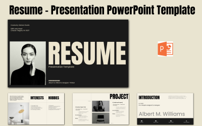 Currículo - modelo de apresentação PowerPoint