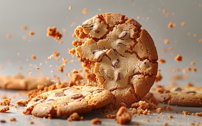 Floating Cookie Flying Chocolate chip cookies 111