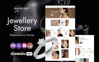 Goldcost - Boutique de bijoux en ligne Thème Elementor WooCommerce