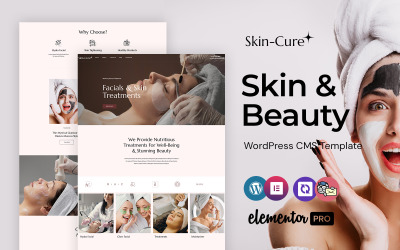Skincure - Hudvård och behandling WordPress Elementor Theme