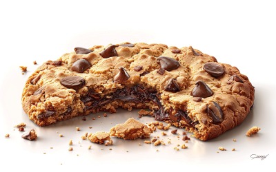 Chips Chocolate chip cookies and crumbs 187