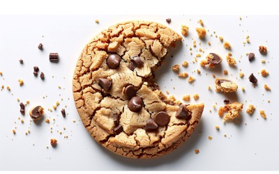 Chips Chocolate chip cookies och smulor 198