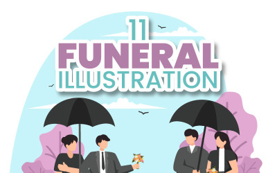 11 Illustrazione della cerimonia funebre