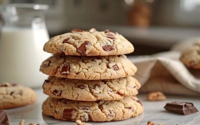 Biscoitos Brancos com Gotas de Chocolate Biscoitos Heap 243