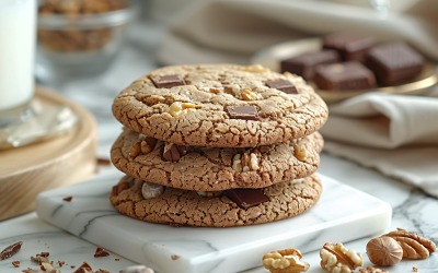 Fehér sütemény csokireszelékkel Cookie Heap 237
