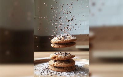 Floating Cookie Flying Chocolate chip cookies 19