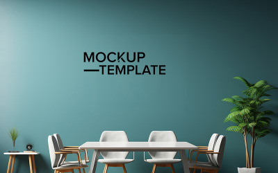 Office indoor logo mockup psd