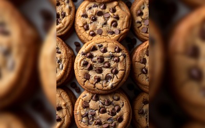 Chocolate chip cookies collage 68