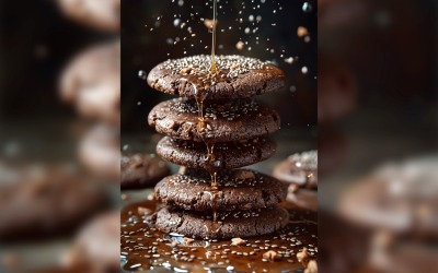 Floating Cookie Flying Chocolate chip cookies 120