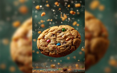 Floating Cookie Flying Chocolate chip cookies 25.