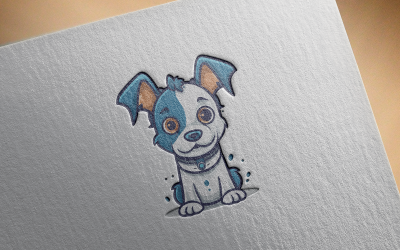 Dog Illustration 24-0369-23