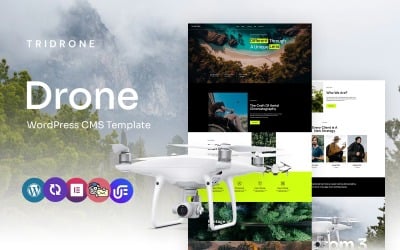 Tridrone - Tema multipropósito de WordPress Elementor para tienda de drones