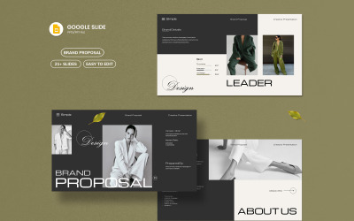 Brand Proposal Google Slide Template.