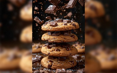 Floating Cookie Flying Chocolate chip cookies 131