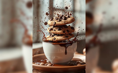 Kakor med chokladbitar i skål 143
