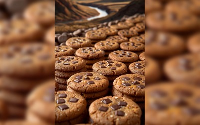 Chocolate chip cookies collage 233