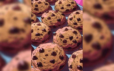 Chokladkakor på en tallrik 181