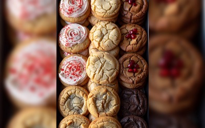 Colagem diferente de biscoitos de chocolate 223