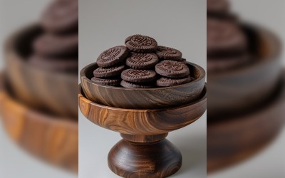 Kakor med chokladchips Hög i träskål 172