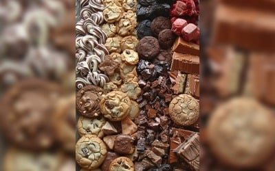 Olika Chocolate chip cookies collage 222