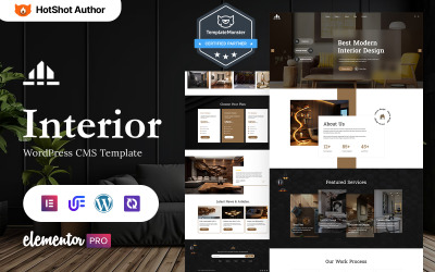 The Interiar - Design interiéru a nábytku WordPress Téma Elementor
