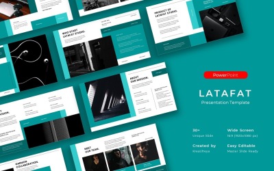 Latafat - İş PowerPoint Sunum Şablonu