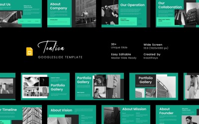 TEALICA - Google Slide Presentation Template