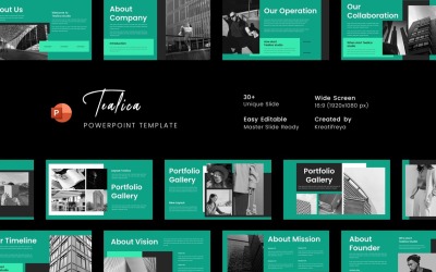 TEALICA - PowerPoint-Vorlage