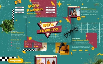 Bareto - новый шаблон слайдов Google 90-х