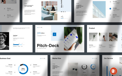 Бізнес Pitch Deck Макет презентації PowerPoint
