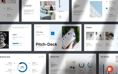 Layout di presentazione PowerPoint per presentazioni aziendali