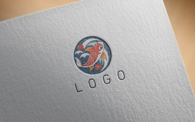 Logotipo de peixe criativo 3-0522-23
