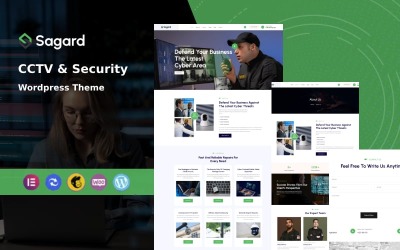 Сагард - тема Wordpress відеоспостереження та безпеки