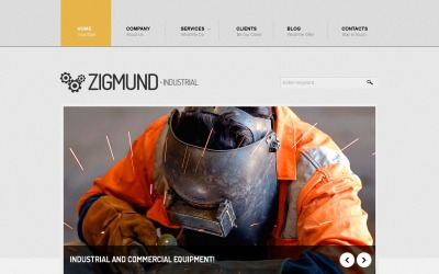 Industrielle Herstellung Drupal Vorlage