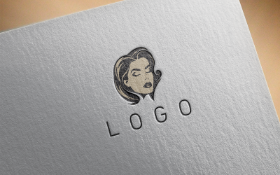 Logotipo de menina moderna 3-0175-23