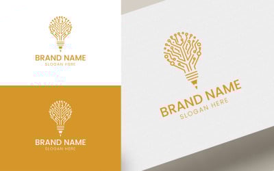 Digital Pencil logo vector template