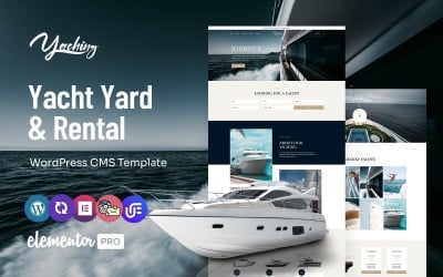 Yaching - Tema WordPress Elementor multiuso per cantiere e noleggio yacht