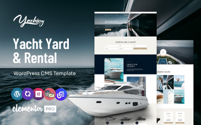 Yaching - Yacht Yacht i wypożyczalnia Uniwersalny motyw WordPress Elementor