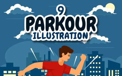 9 Parkour-Sport-Illustration