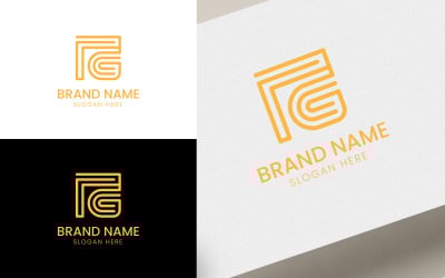 Letter FG vector business logo v-68