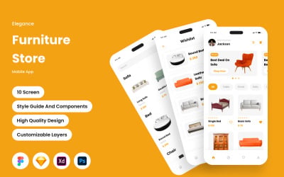 Elegance - App mobile per negozio di mobili