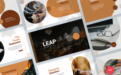 PowerPoint-Vorlage für die Thesen-Leap-Präsentation