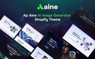 Ap Aine — motyw Shopify z generatorem obrazów AI