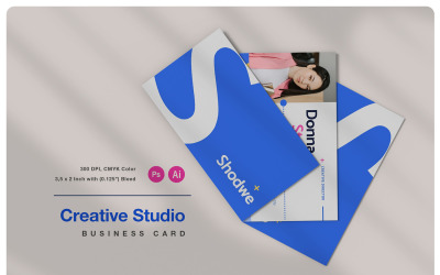 Modello di biglietto da visita creativo