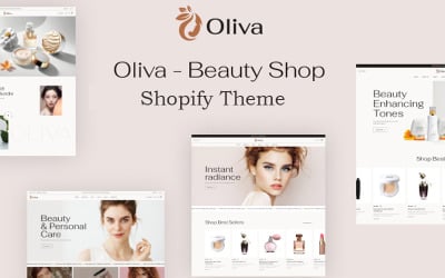 Oliva - Beauty Cosmetics Shopify téma